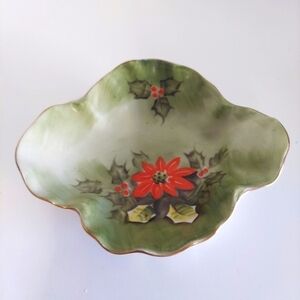 Lefton Poinsettia Dish - Limited Edition